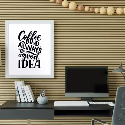 تابلو مدل نوشته انگلیسی طرح COFFEE کد 723