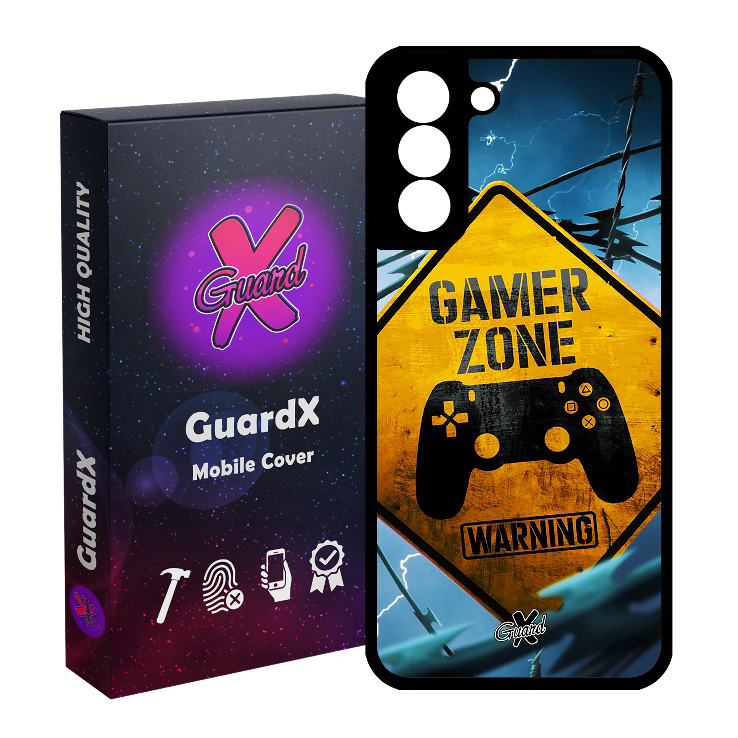 کاور گارد ایکس طرح Gamer مدل Glass10015 مناسب برای گوشی موبایل سامسونگ Galaxy S21 FE