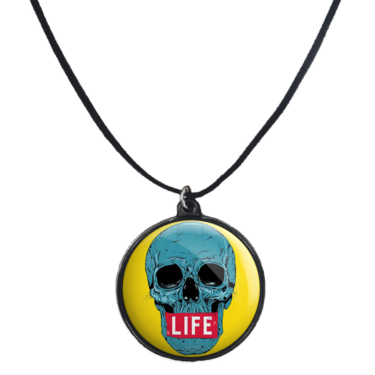 گردنبند پرمانه طرح اسکلت کد pmb.10617