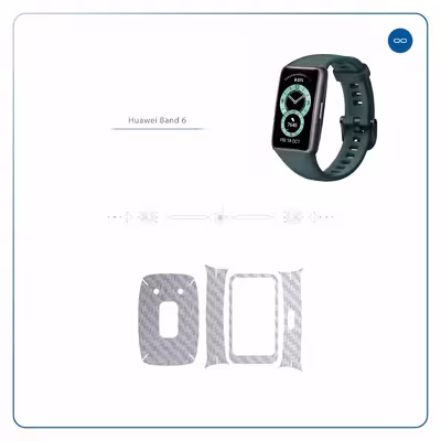 برچسب ماهوت طرح Steel Fiber مناسب برای ساعت هوشمند هوآوی band 6