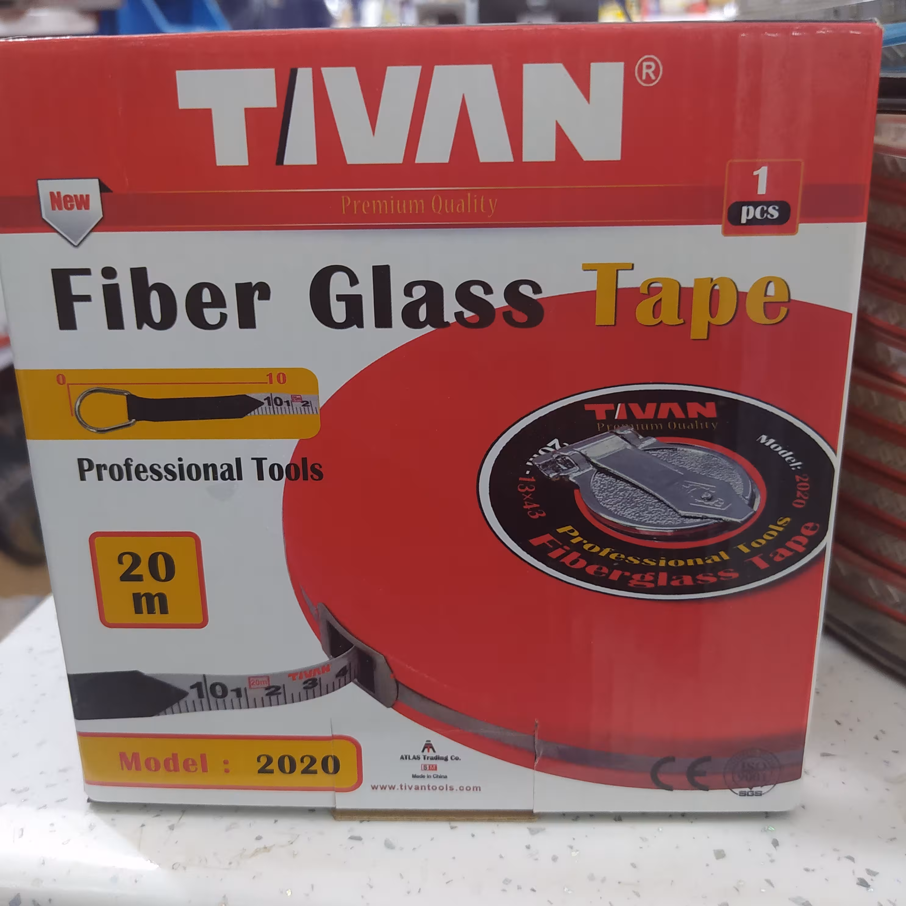 متر پارچه ای 20 متری فایبر گلاس تیوان