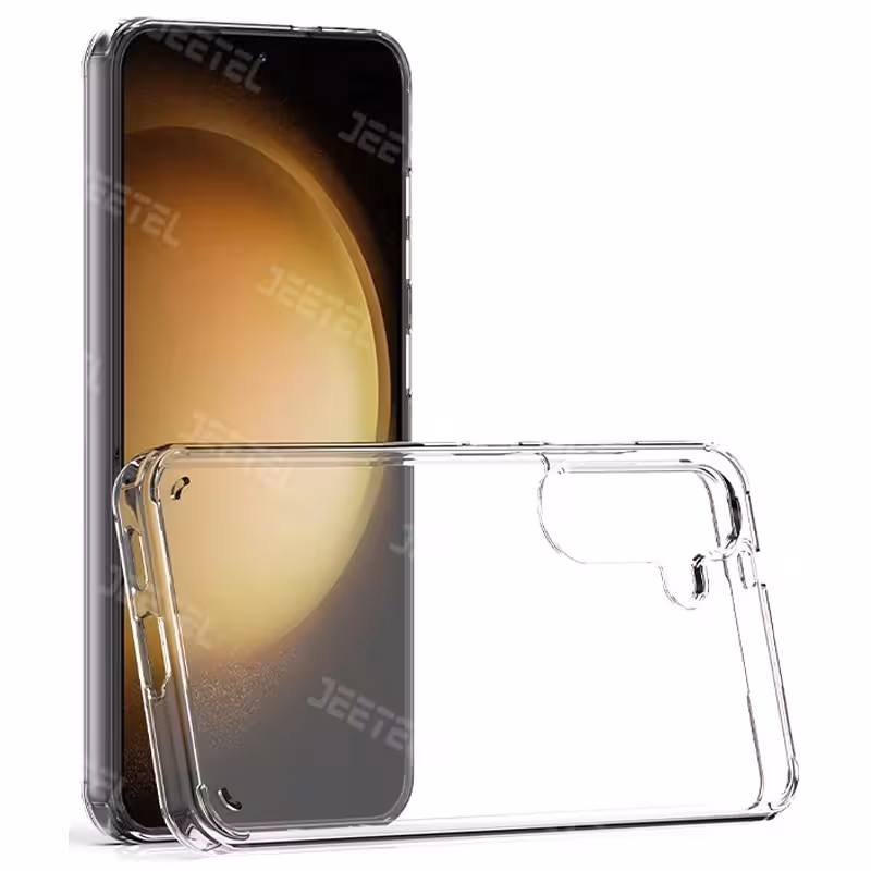 قاب گوشی Samsung Galaxy S24 مدل ژله ای طلقی محافظ لنزدار