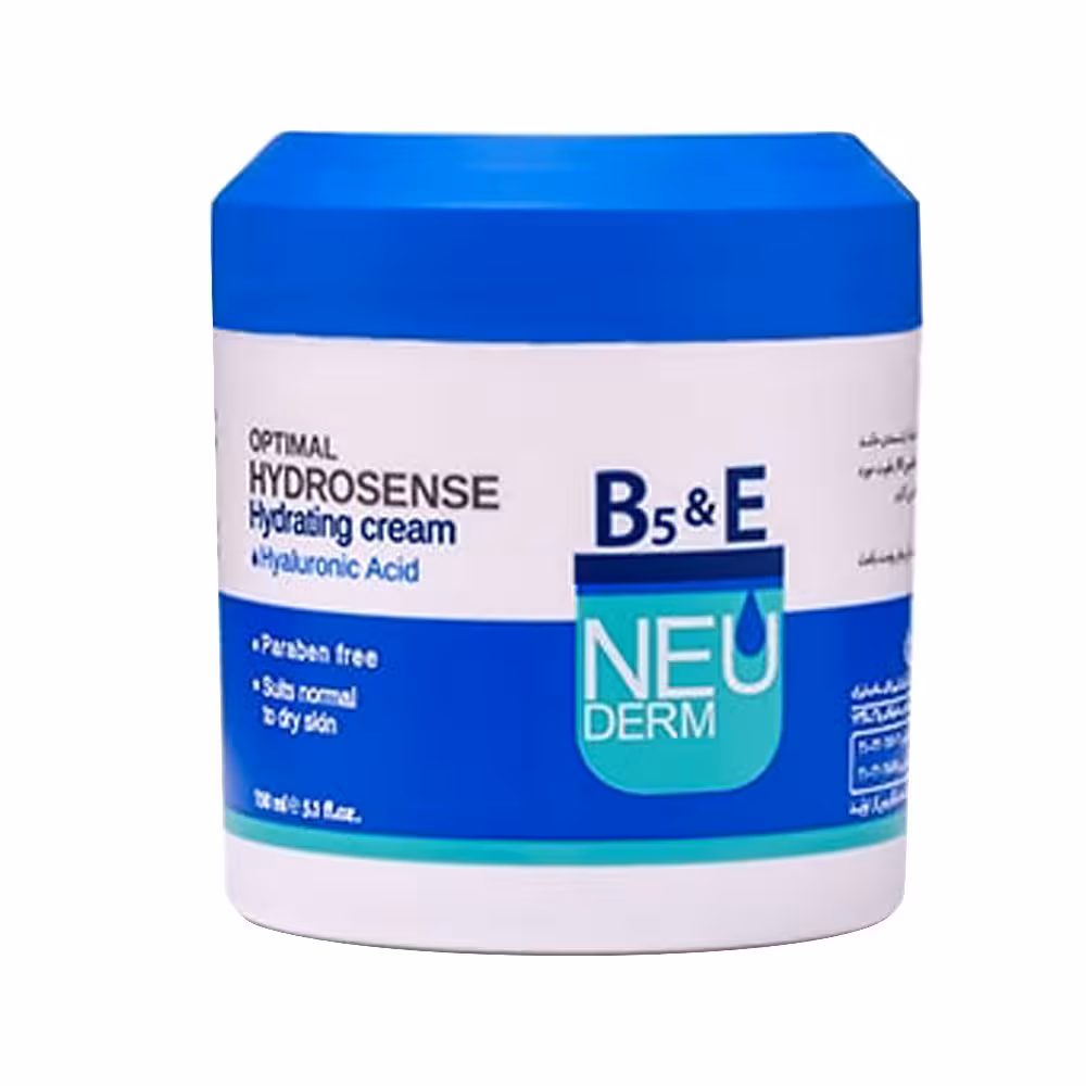 کرم مرطوب کننده کاسه ای اپتیمال هیدروسنس نئودرم | مناسب پوست خشک | 150ml