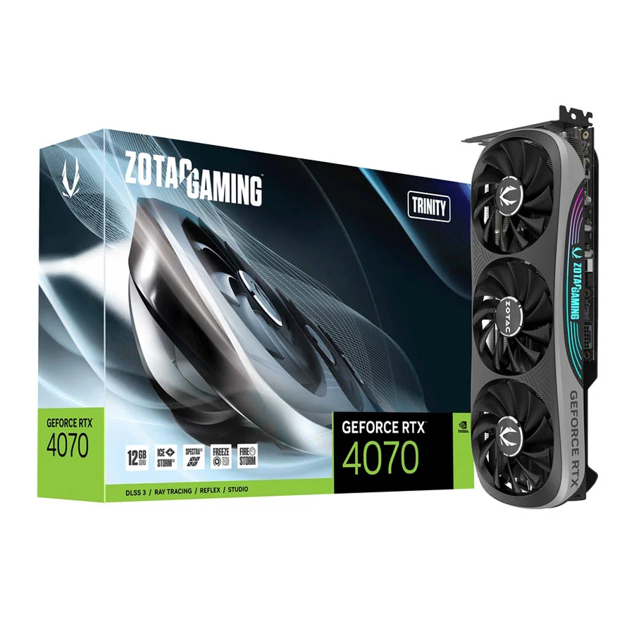 کارت گرافیک زوتاک GAMING GeForce RTX 4070 Trinity 12GB GDDR6X