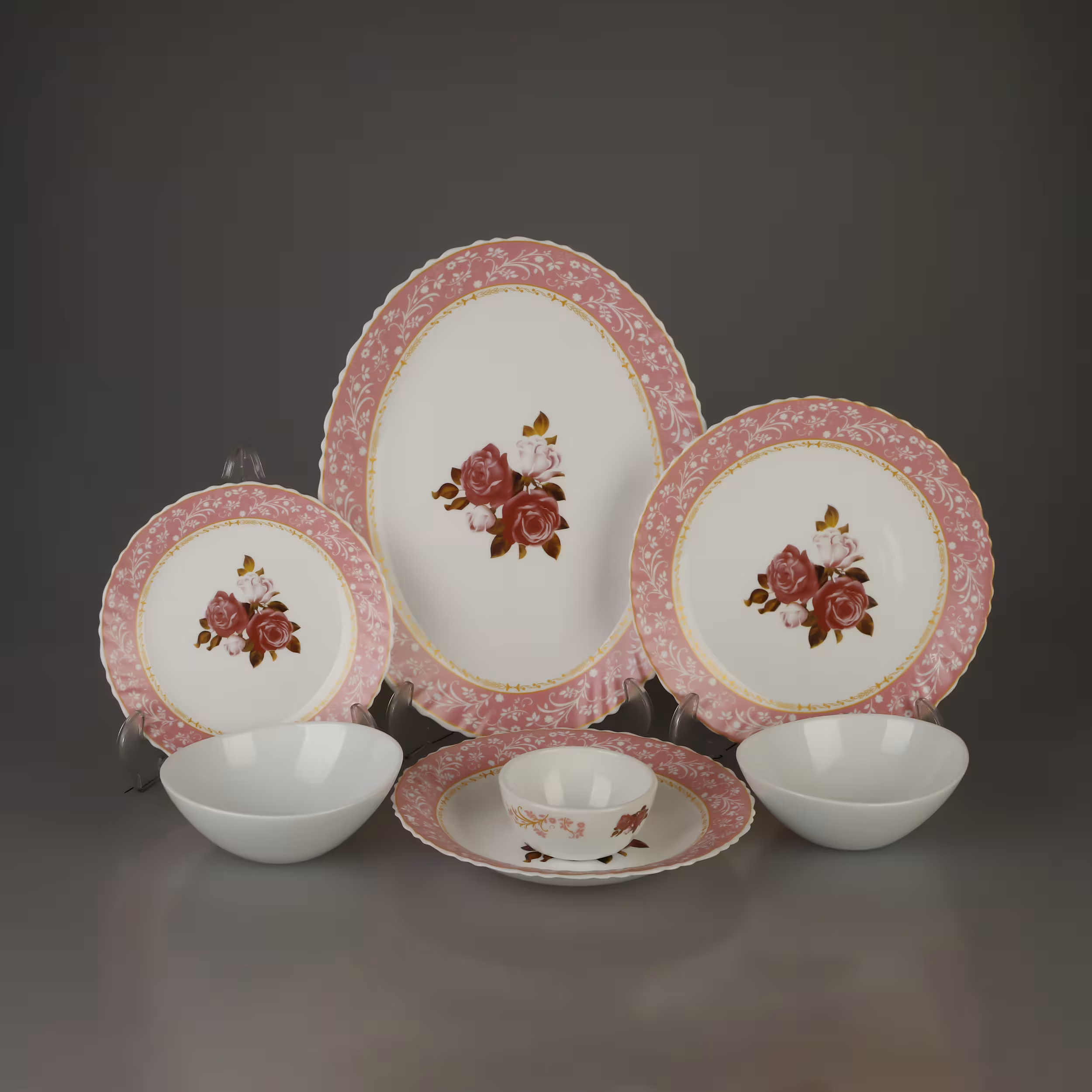 سرویس غذاخوری 25 پارچه دینو مدل بهارین