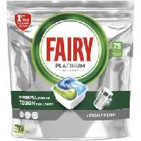 فروش قرص ماشین ظرفشویی fairy 75 عددی پلاتینیوم