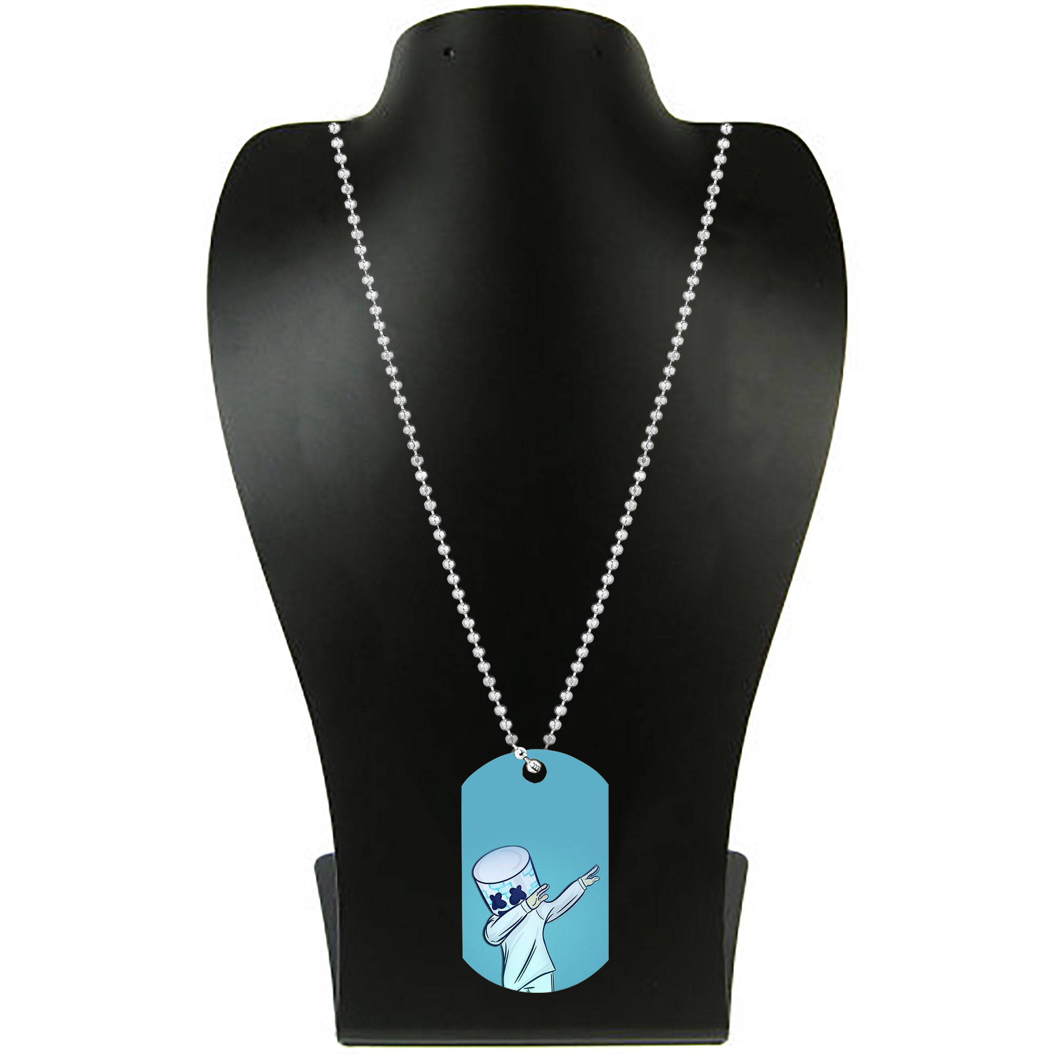 گردنبند طرح مارشملو مدل pk56