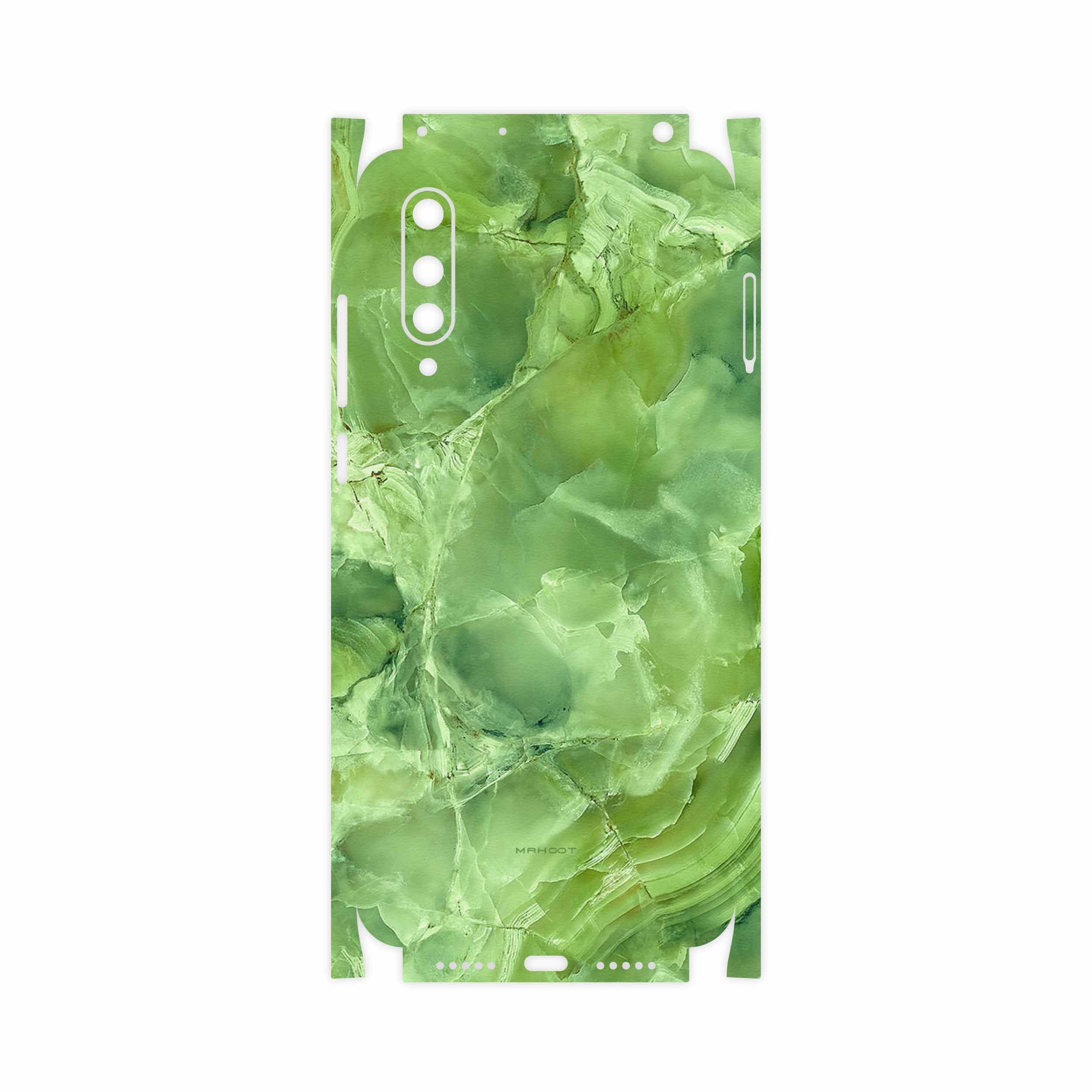 برچسب پوششی ماهوت مدل Green-Crystal-Marble-FullSkin مناسب برای گوشی موبایل شیائومی MI 9 Lite