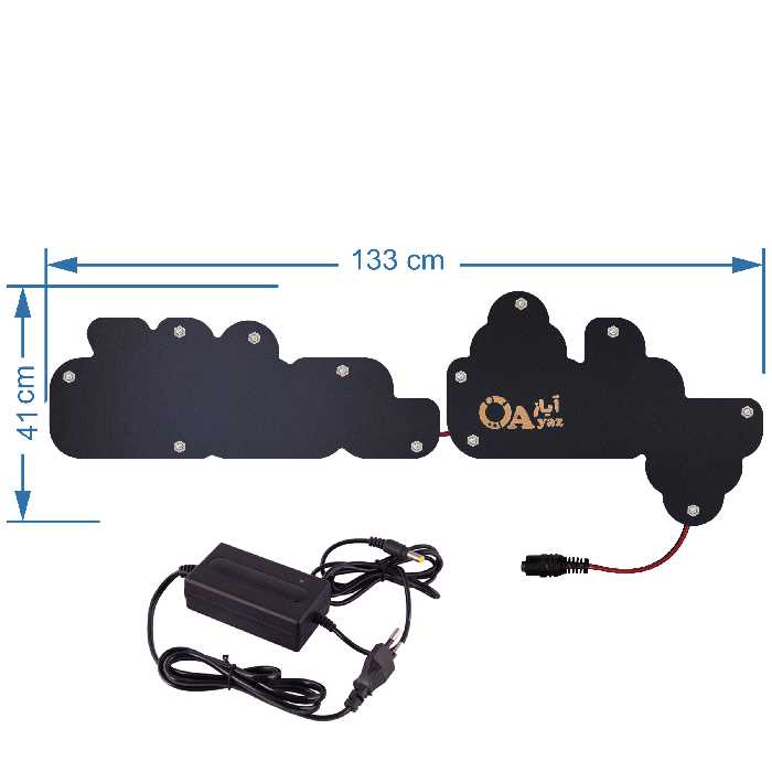 تابلو ال ای دی آیاز طرح کافه کد 683W