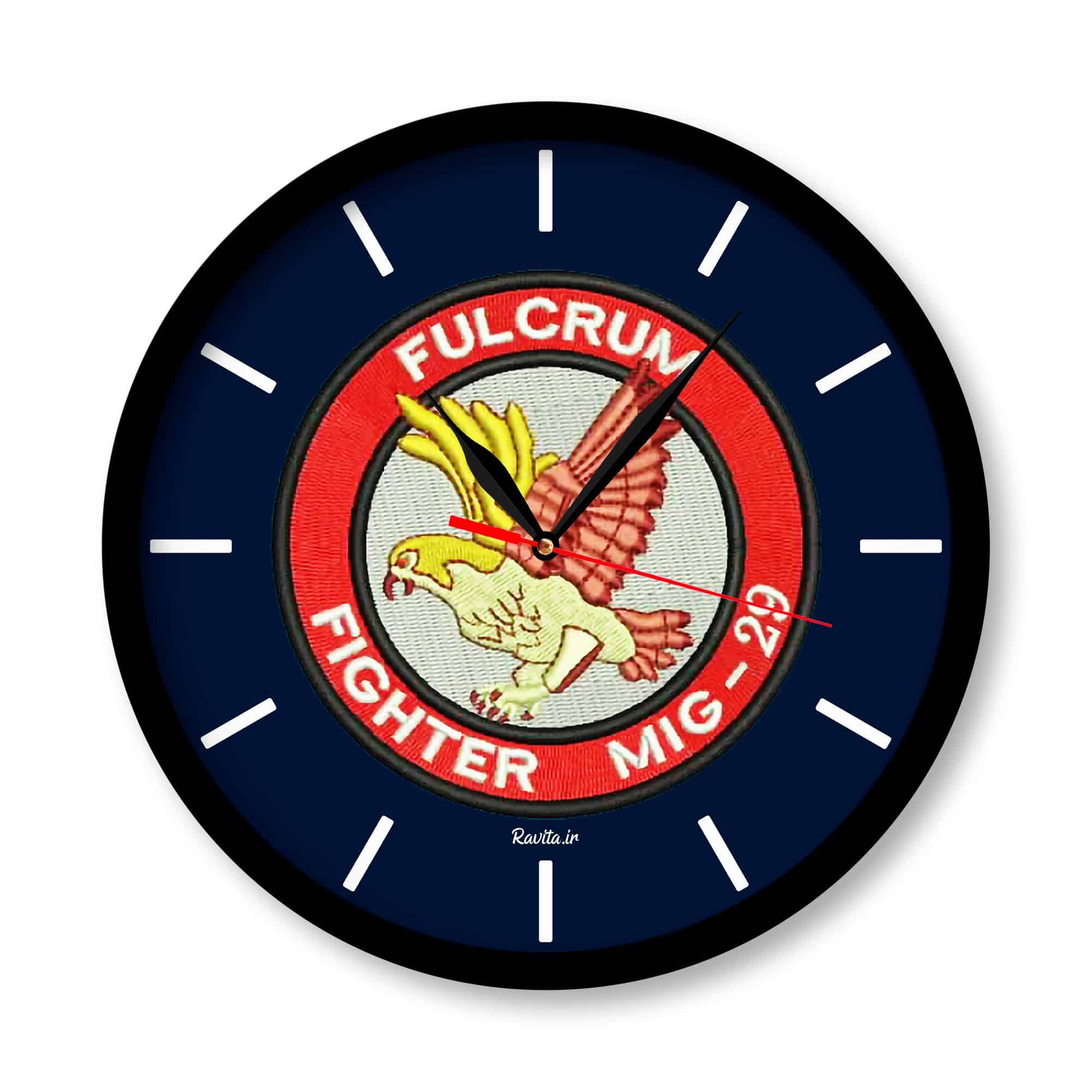 ساعت‌ دیواری راویتا طرح Mig-29 کد 3335