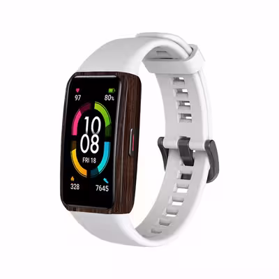 برچسب ماهوت طرح Dark Walnut Wood مناسب برای ساعت هوشمند هوآوی band 6
