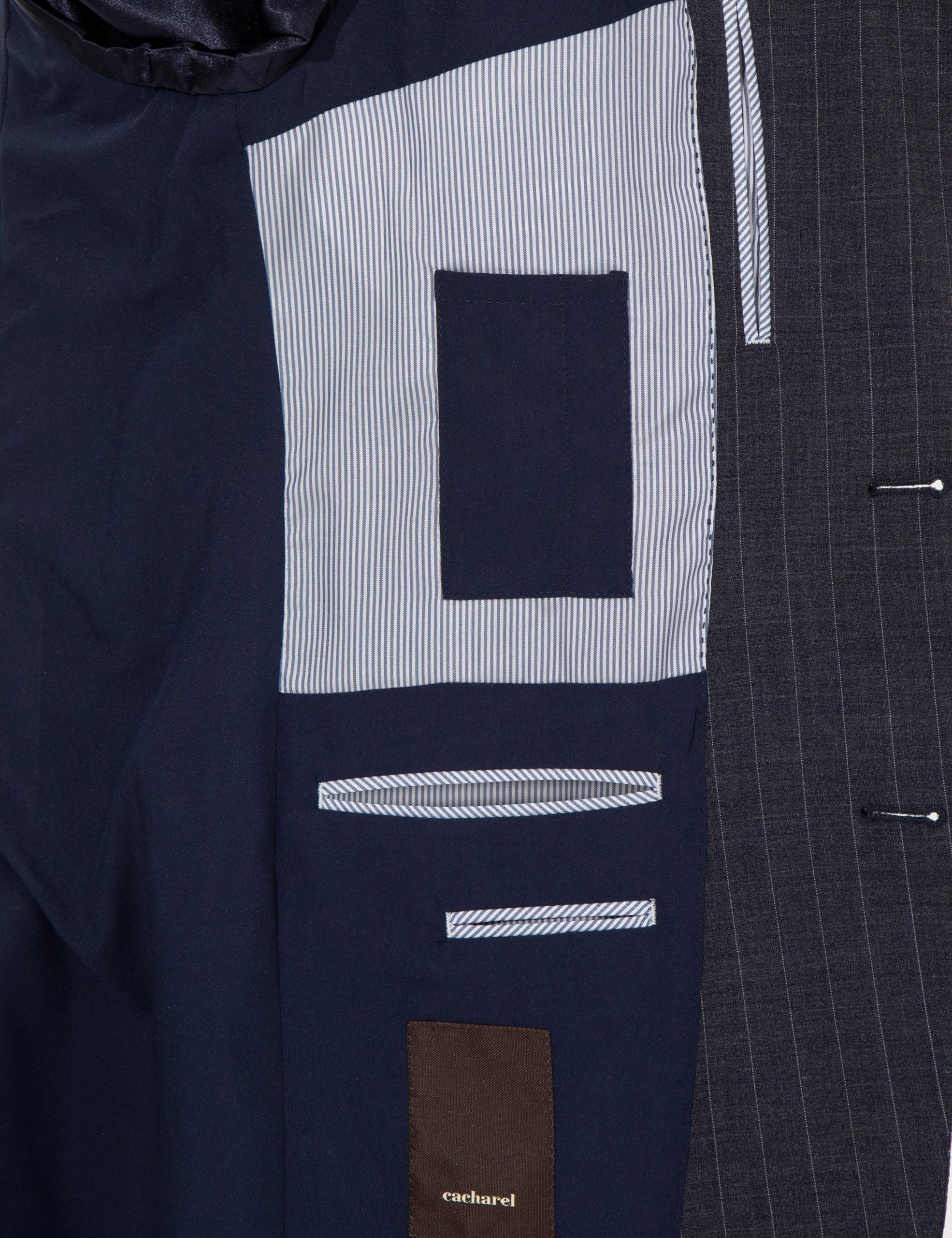 کت و شلوار مردانه آبی لاجوردی روشن کاشارل