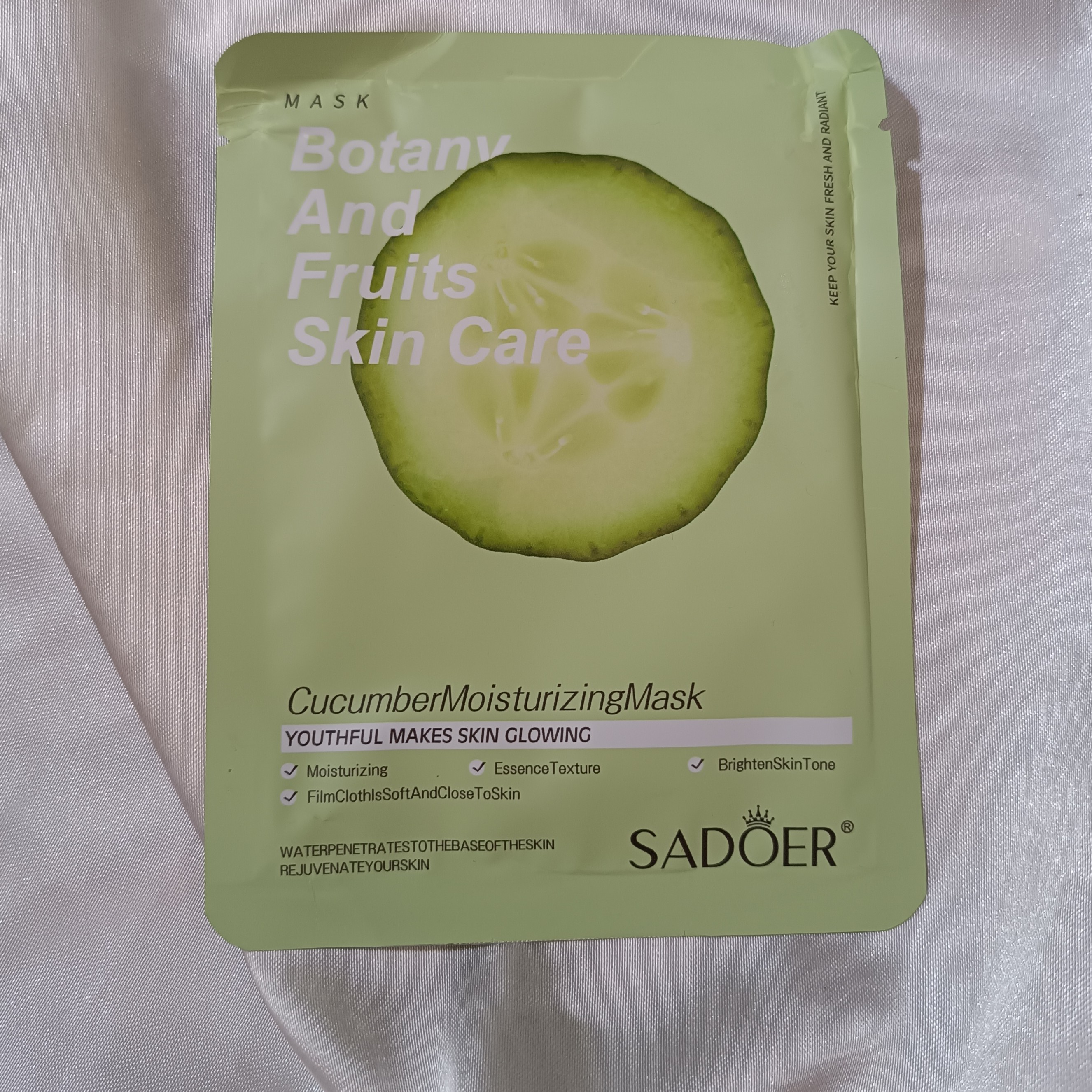 ماسک ورقه ای خیار sadoer 