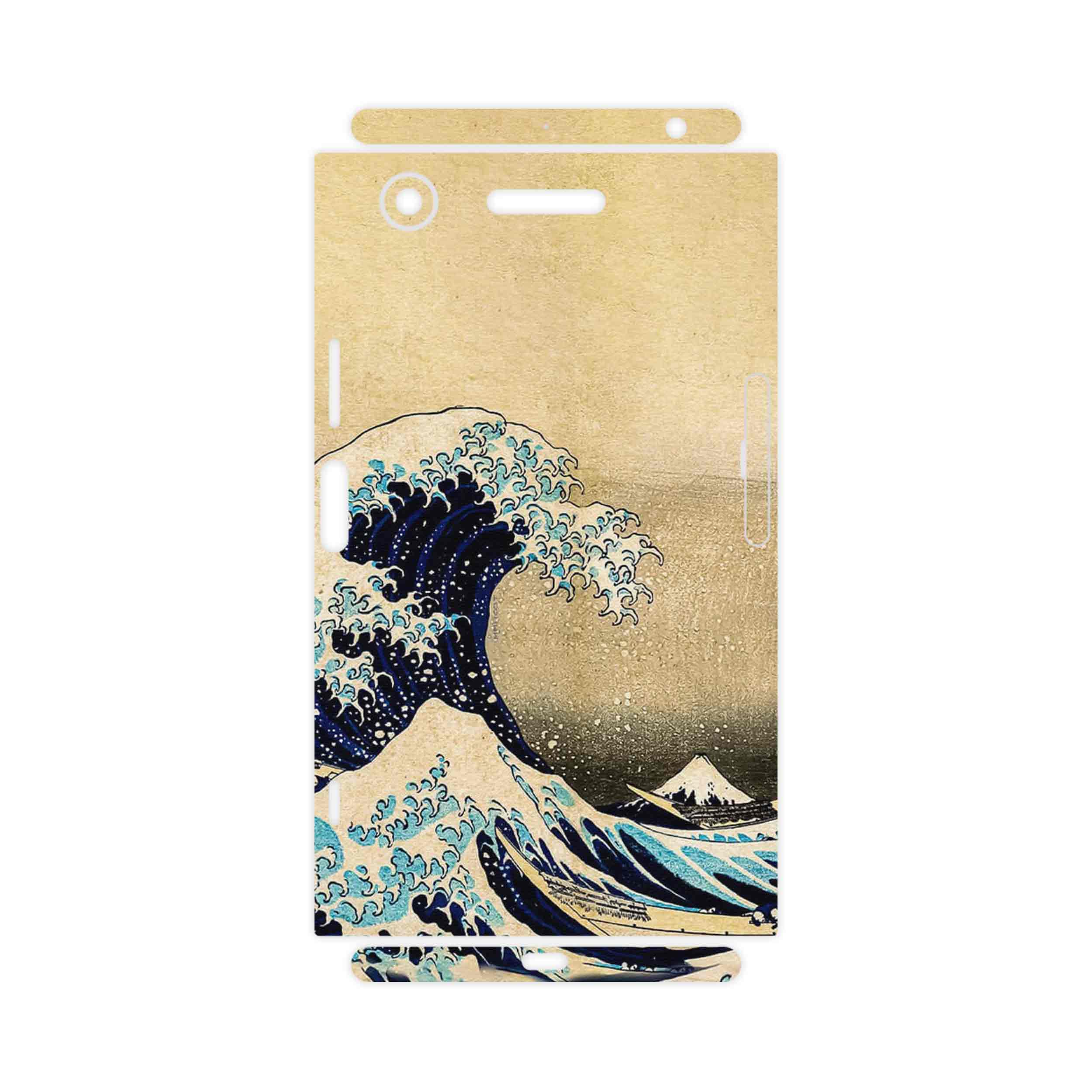 برچسب پوششی ماهوت مدل The Great Wave off Kanagawa of Hokusai-FullSkin مناسب برای گوشی موبایل سونی Xperia XZ1