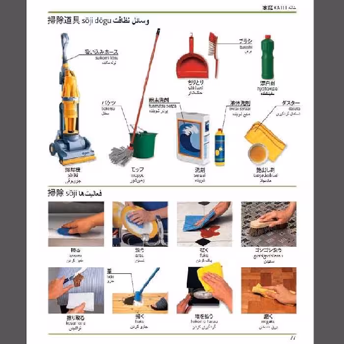 کتاب فرهنگ تصویری ژاپنی فارسی اثر زهرا یوسفی راد انتشارات دولت علم