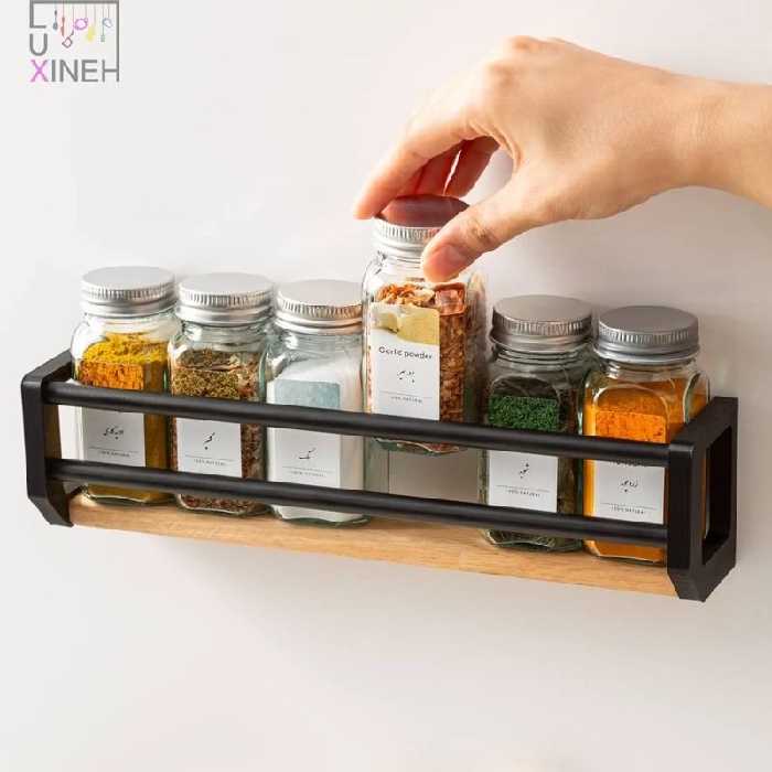 استند چوبی جا ادویه دیواری