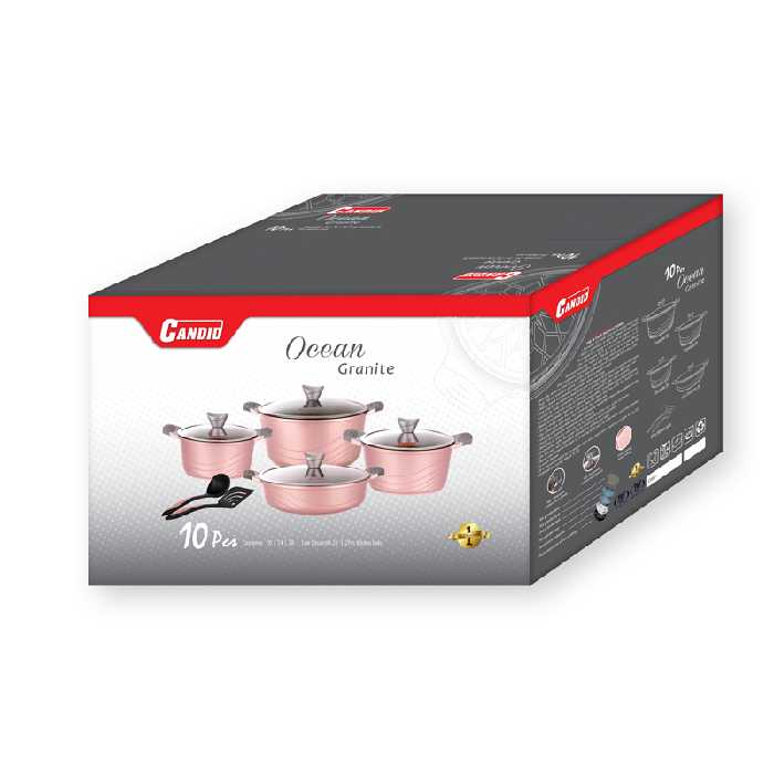 سرویس پخت و پز 10پارچه کاندید مدل اوشن