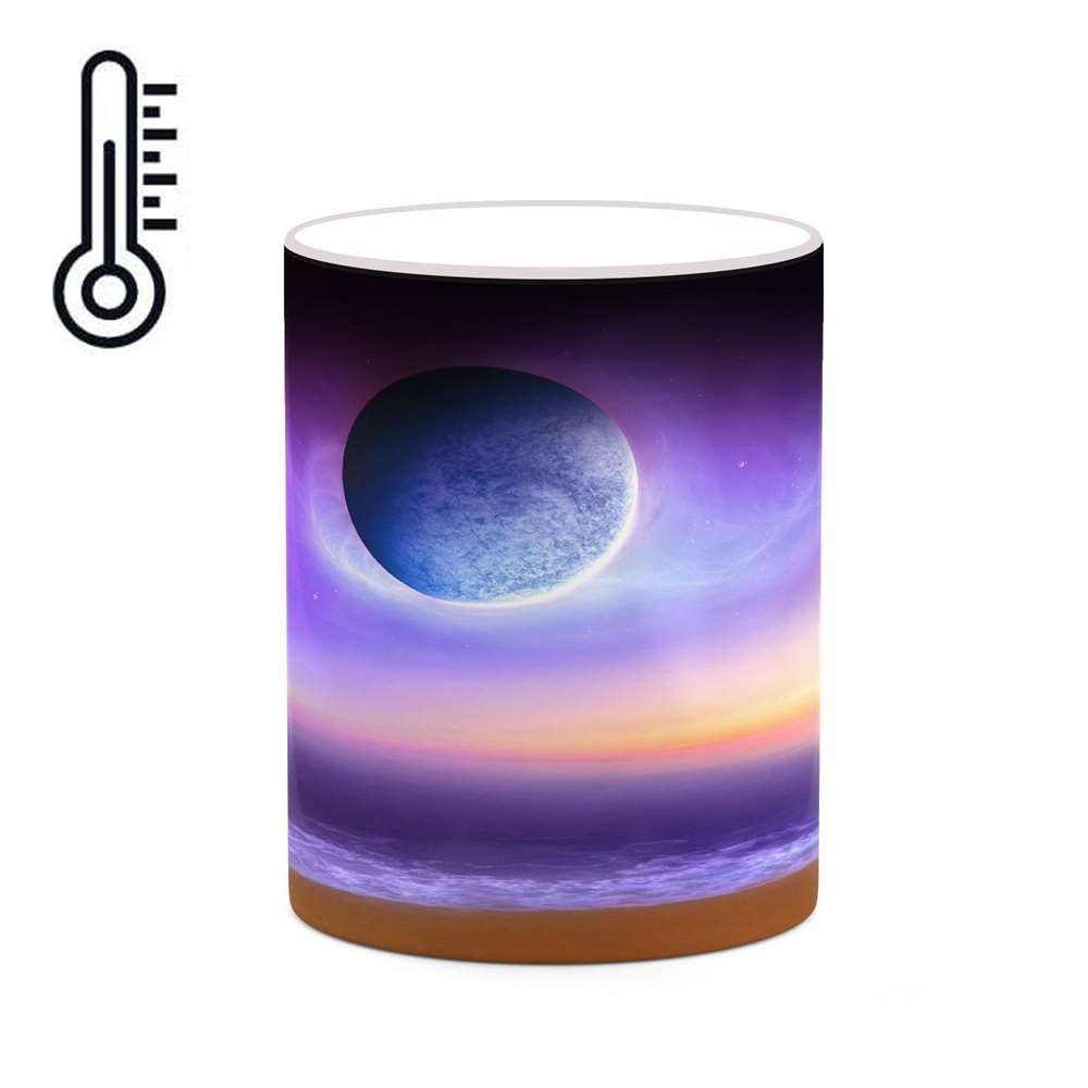 ماگ حرارتی کاکتی طرح فضا و کهکشان مدل mgh20173