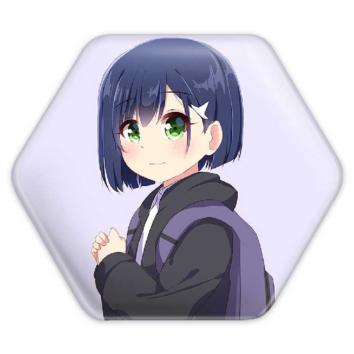 پیکسل خندالو طرح ایچیگو انیمه دارلینگ در فرنکس مدل شش ضلعی کد 11983