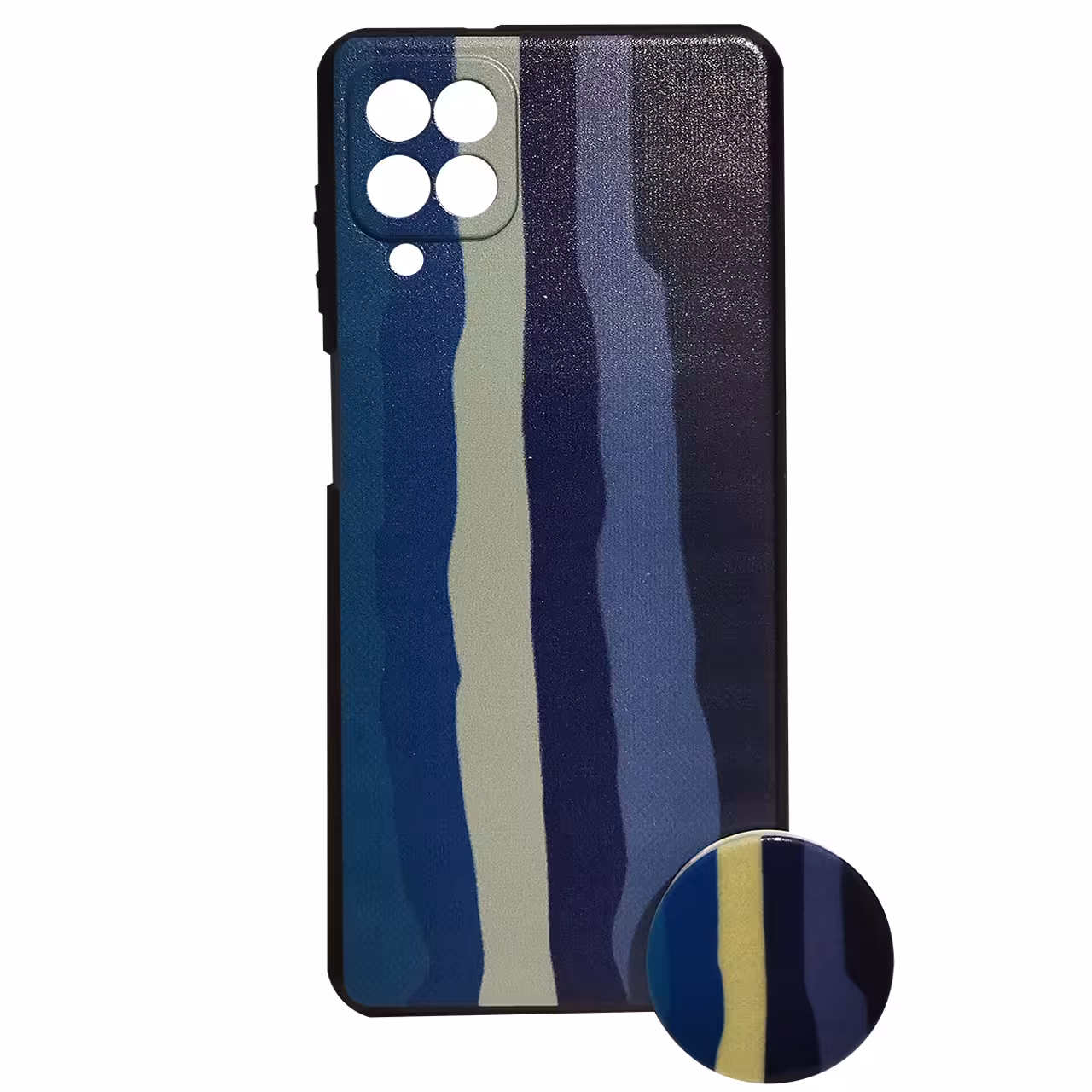 کاور کد 1713 مناسب برای گوشی موبایل سامسونگ Galaxy  A12 به همراه پایه نگهدارنده