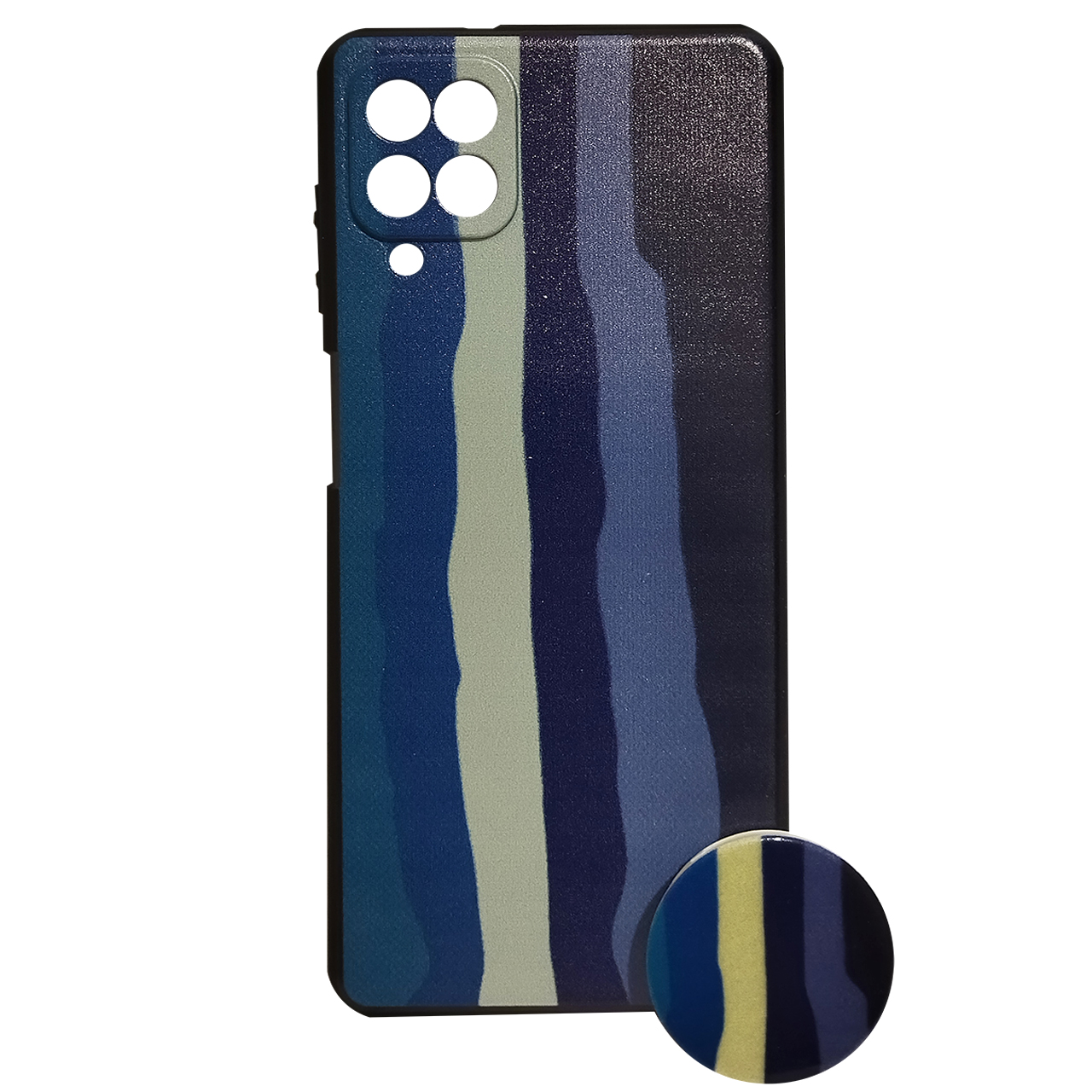 کاور کد 1713 مناسب برای گوشی موبایل سامسونگ Galaxy  A12 به همراه پایه نگهدارنده