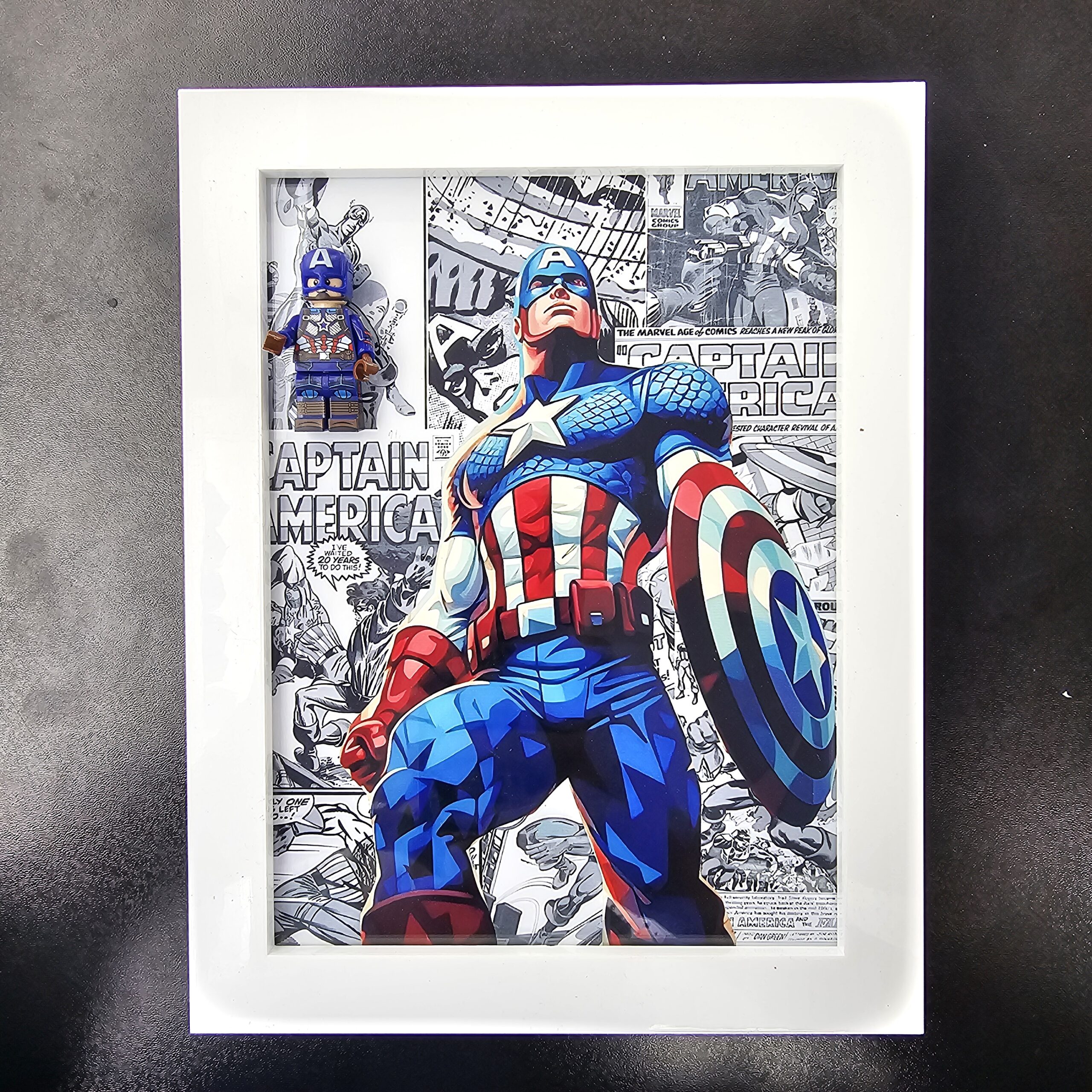 تابلو لگو کاپیتان آمریکا