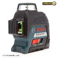 تراز لیزری بوش سه خط 360 درجه نور سبز مدل GLL 3-80 G