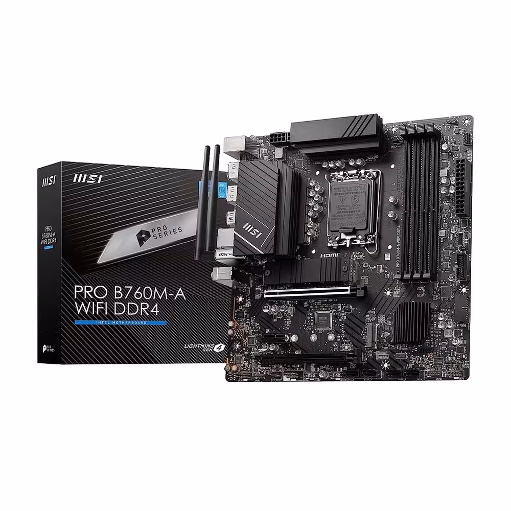 مادربرد ام اس آی مدل PRO B760M-A WIFI DDR4
