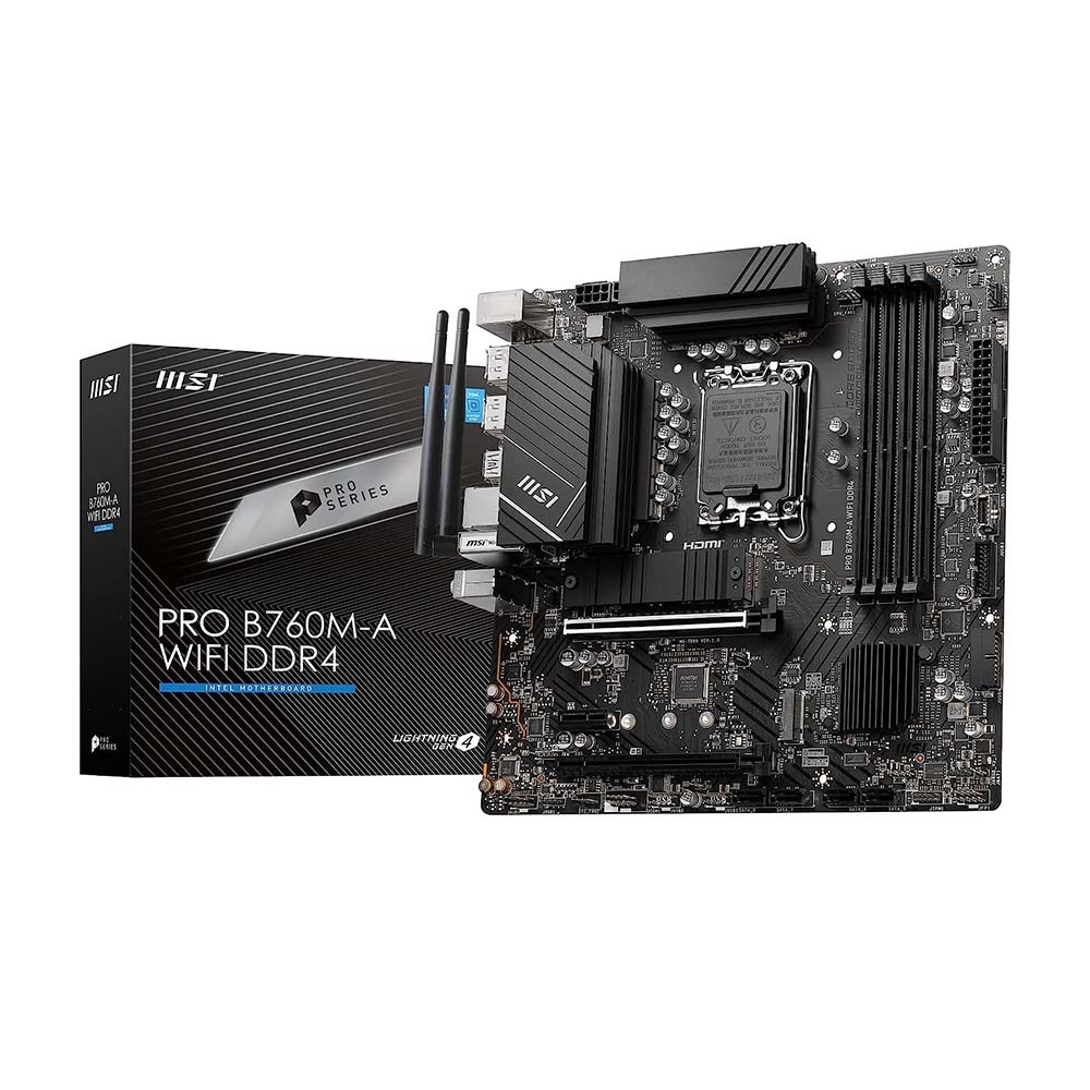 مادربرد ام اس آی مدل PRO B760M-A WIFI DDR4