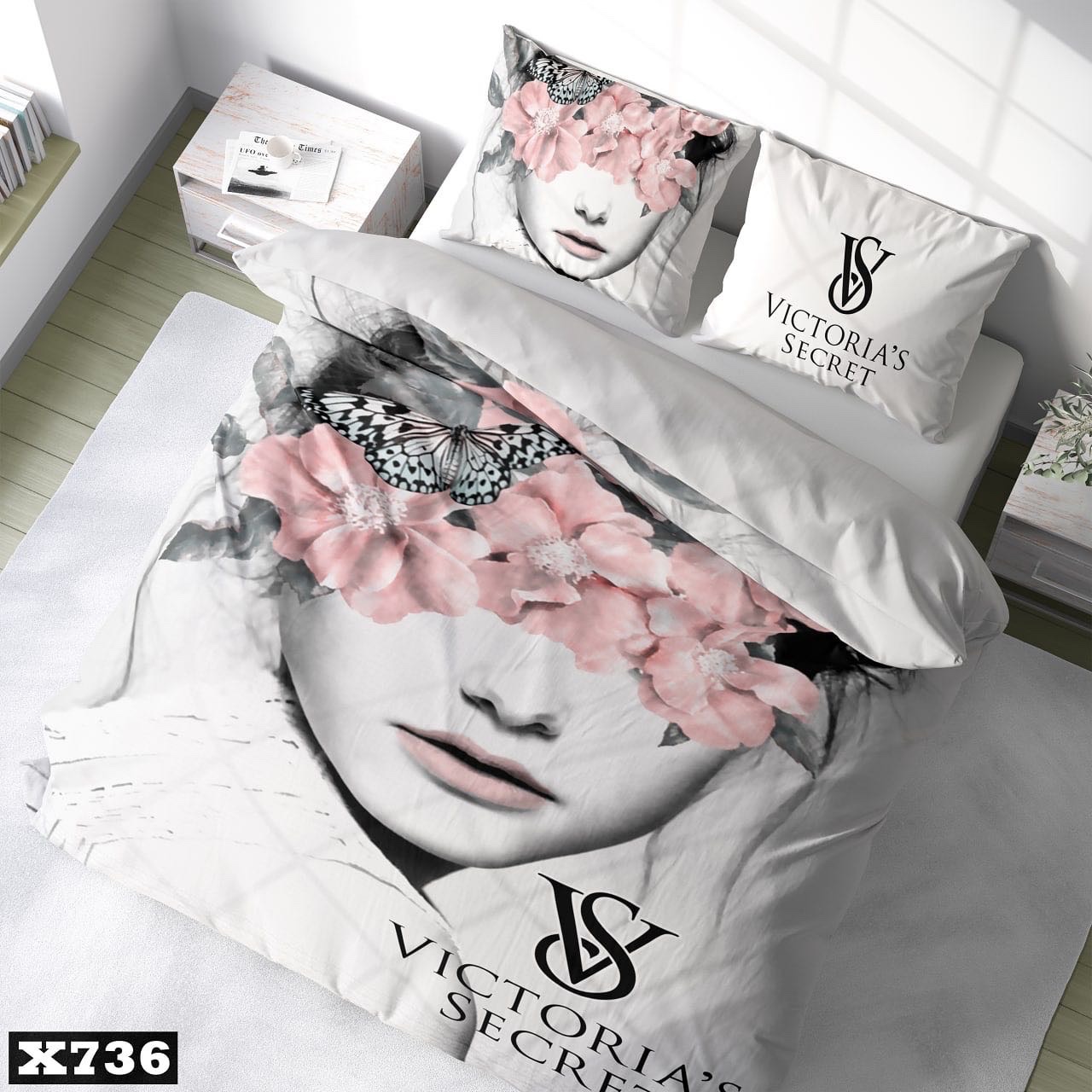 روتختی تکنفره طرح ویکتوریا سکرت برواگالری با جنس نخ پنبه و کیفیت و دوخت درجه یک