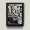 تابلو مدل Money Car کدS1429-b