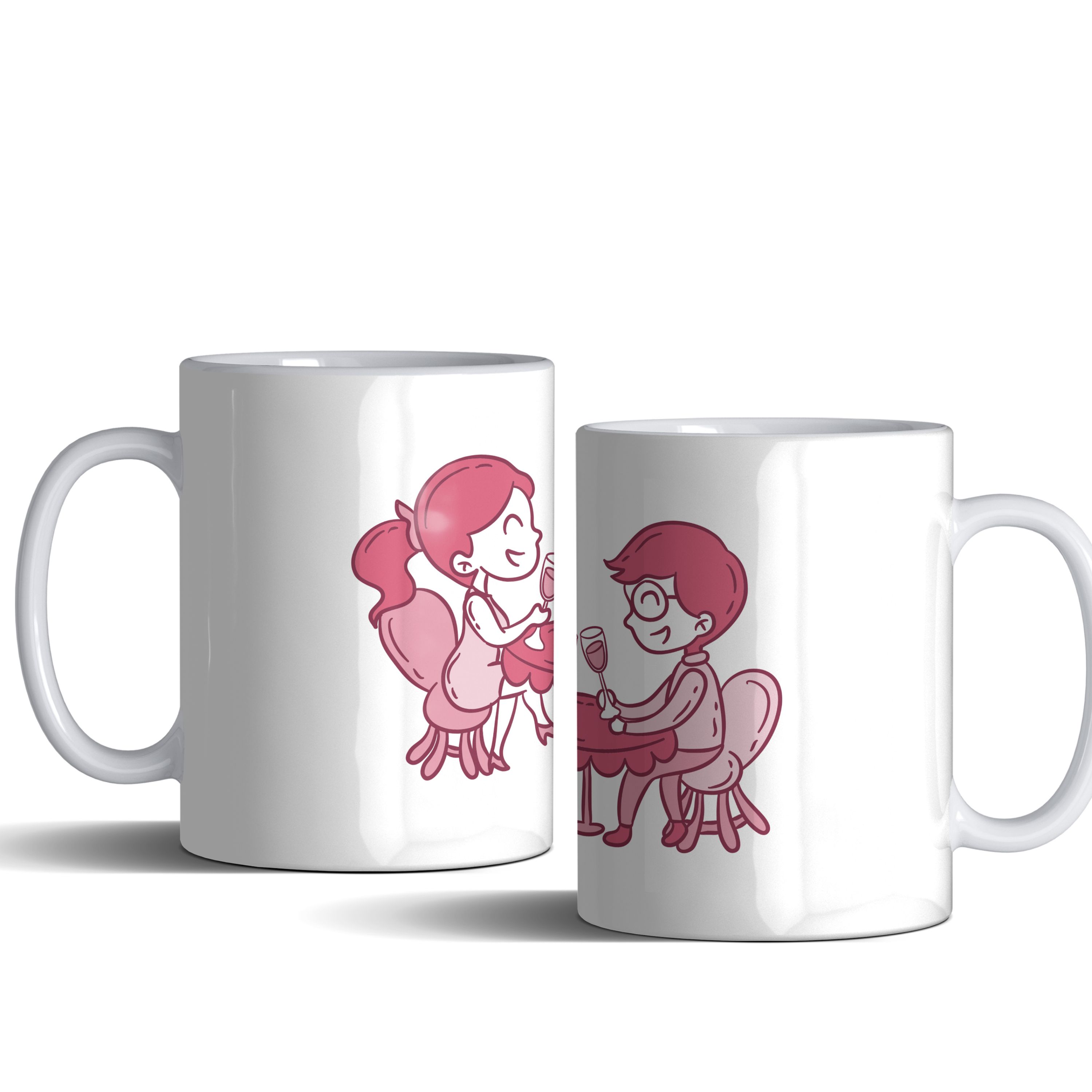 لیوان (ماگ) طرح عشق پسر و دختر