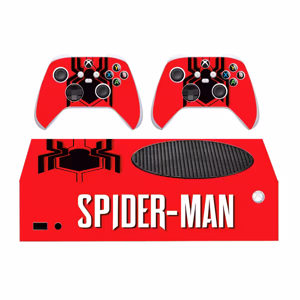 برچسب کنسول بازی ایکس باکس series s مدل spider man کد 1 مجموعه 4 عددی