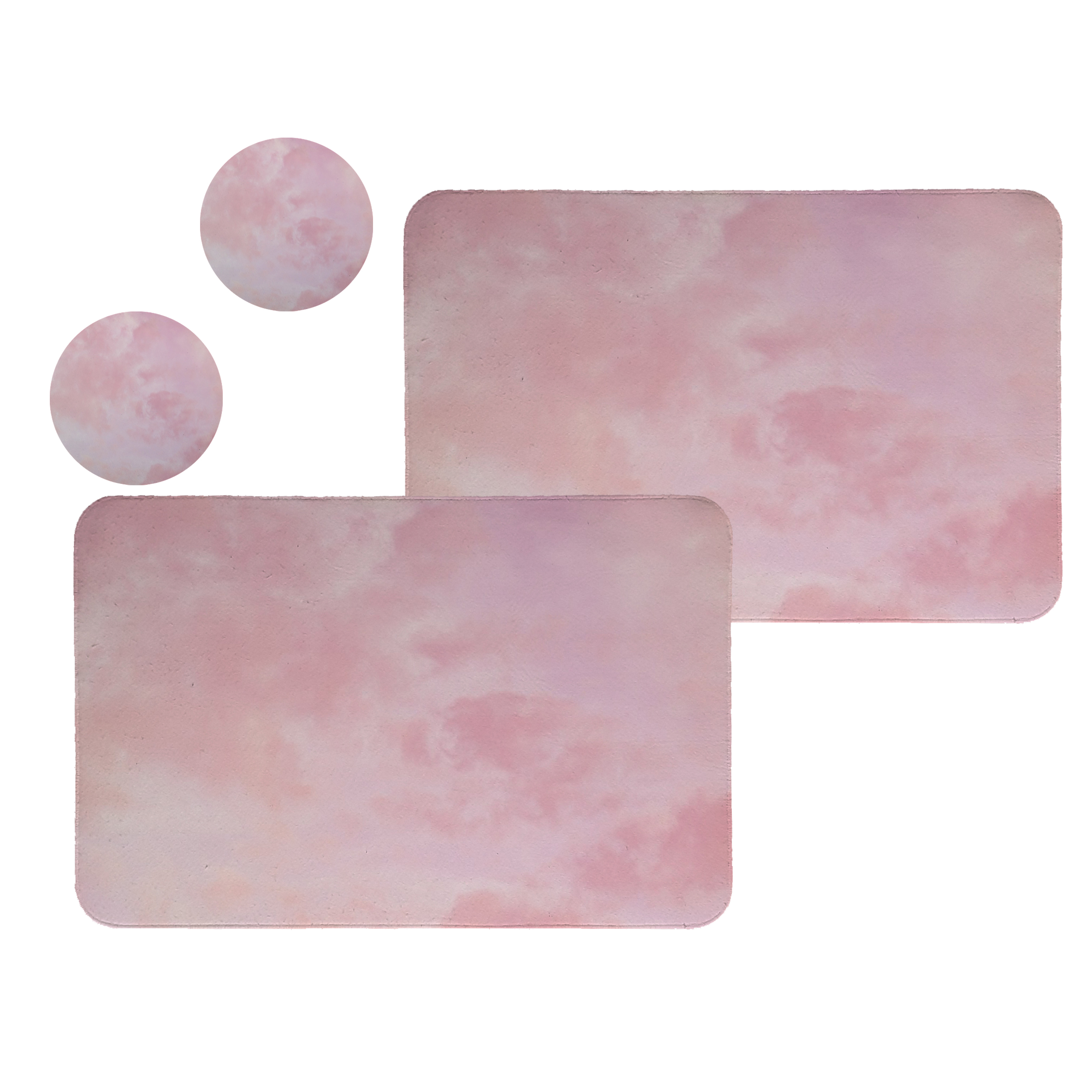 زیربشقابی طرح ابروبادی کد 8146 مجموعه 2عددی به همراه زیرلیوانی