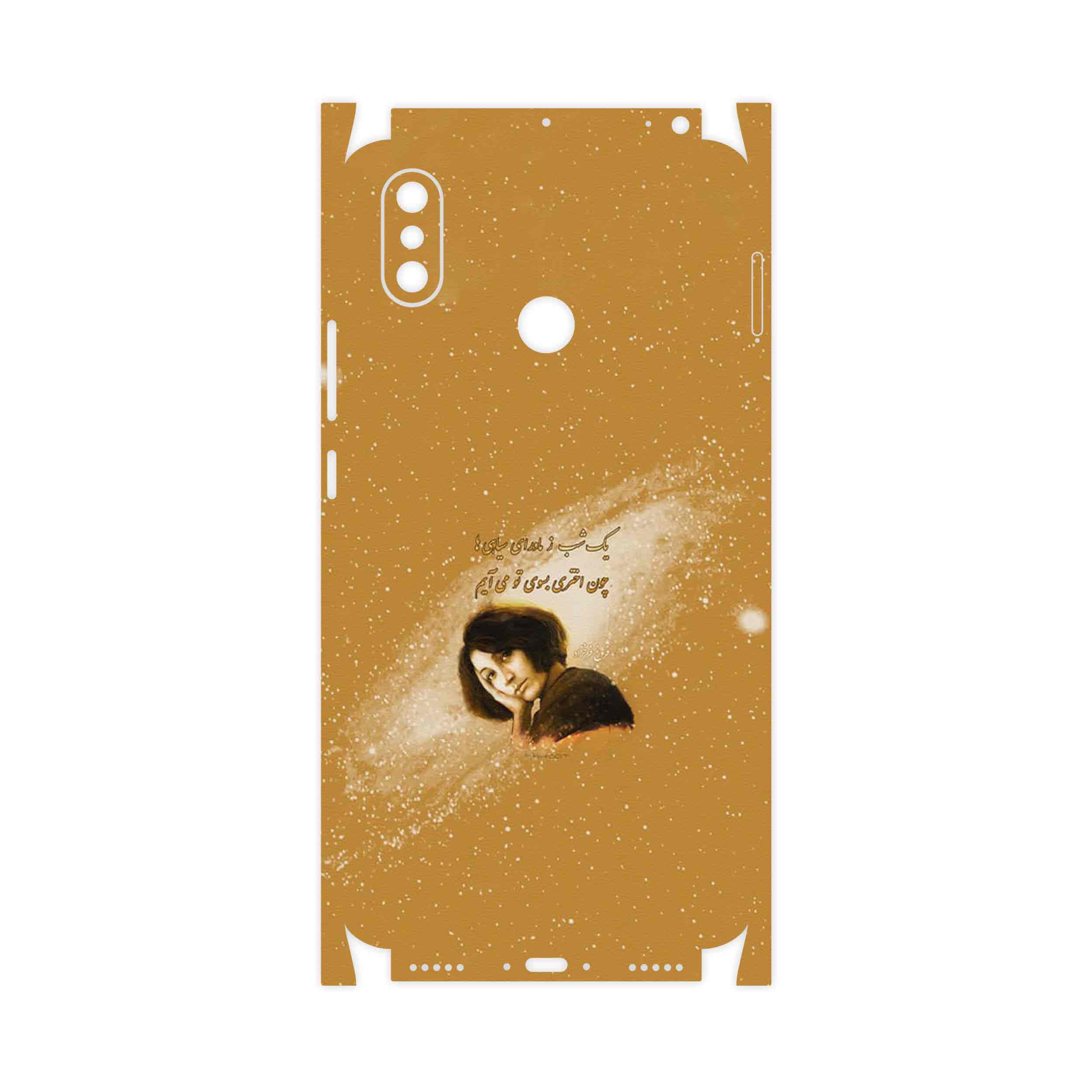 برچسب پوششی ماهوت مدل Forough Farrokhzad-FullSkin مناسب برای گوشی موبایل شیائومی Mi Max 3