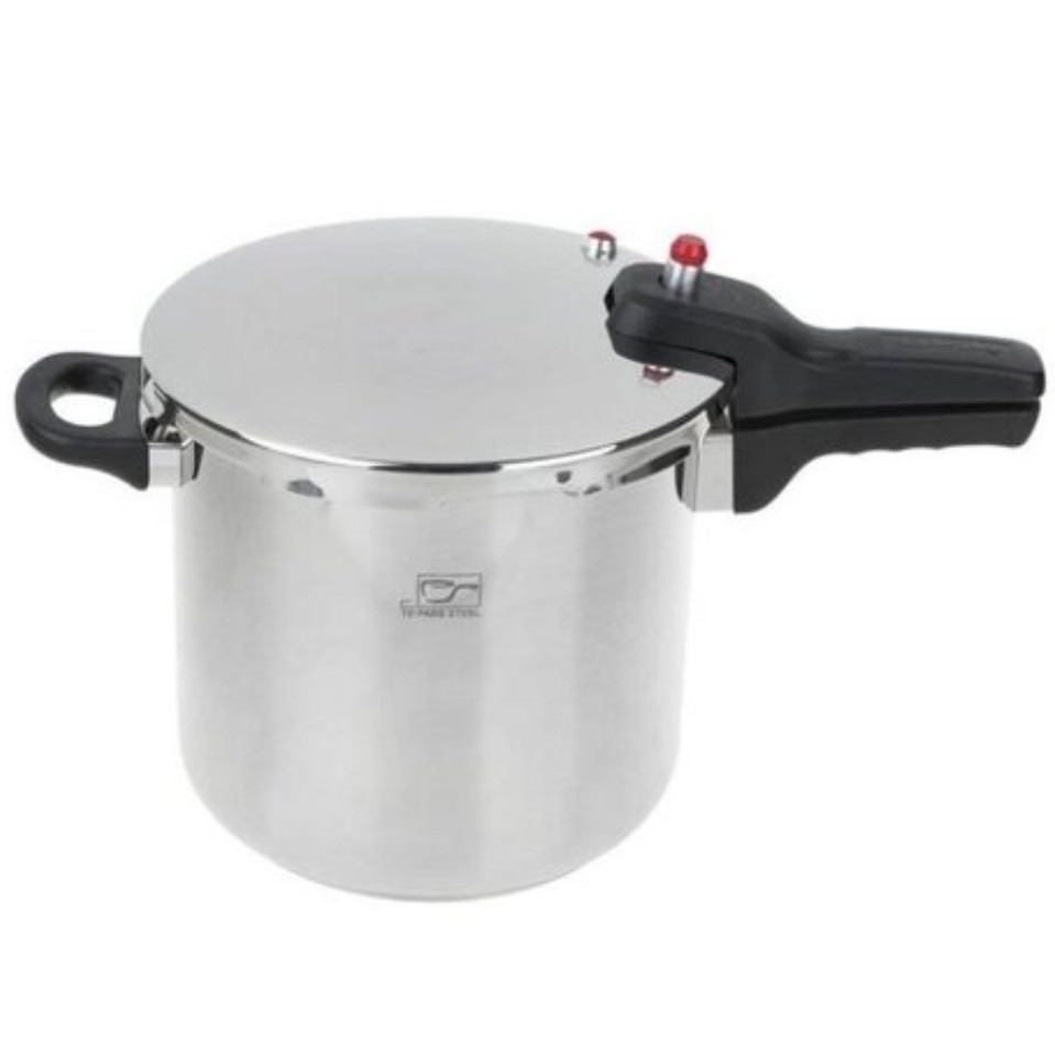 دیگ زودپز 6 لیتری پارس استیل اصل با کف سه لایه (هزینه ارسال بصورت پس کرایه برعهده خریدار محترم هست)