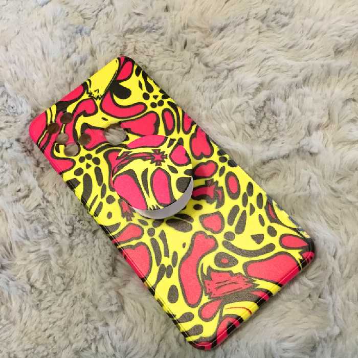 کاور کد A7602 مناسب برای گوشی موبایل سامسونگ Galaxy A21s به همراه پایه نگهدارنده