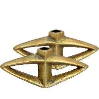 گلدان سرامیکی مدل آدمک دکوری بسته 2 عددی