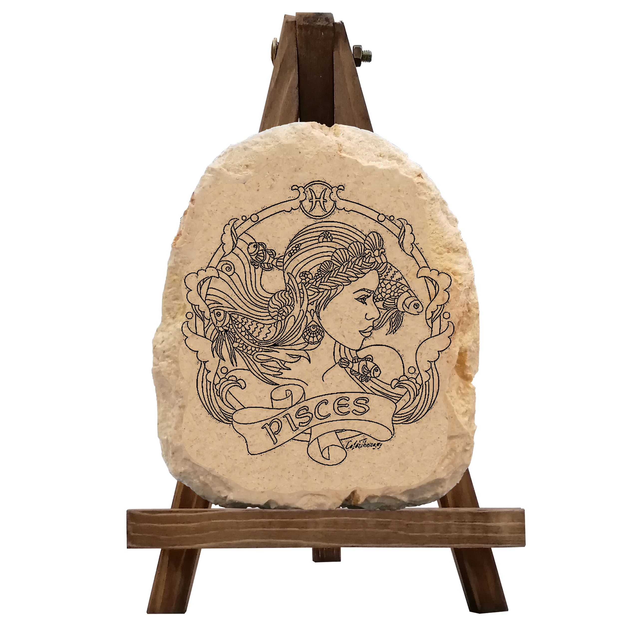 کتیبه دکوری مدل نماد ماه تولد اسفند کد HT050