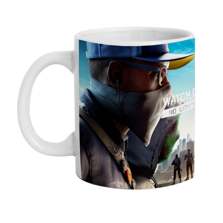 ماگ طرح Watch Dogs مدل M2410