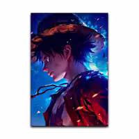تابلو شاسی گوفی مدل لوفی انیمه وان پیس طرح One Piece Luffy کد BR36 | دنیای قاب