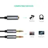 کابل تبدیل 1 به 2 AUX یوگرین مدلAV140 