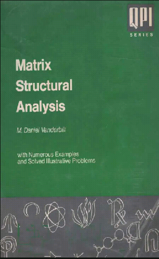 خرید و دانلود نسخه کامل کتاب Matrix structural analysis BY Vanderbilt - Pdf