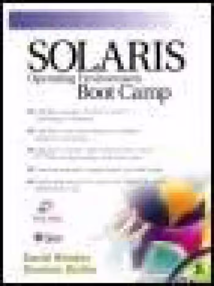 خرید و دانلود نسخه کامل کتاب Solaris Operating Environment Boot Camp
