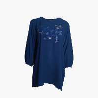 قیمت و خرید شومیز جلو بسته navy blue کد 3842 - ریوروبه