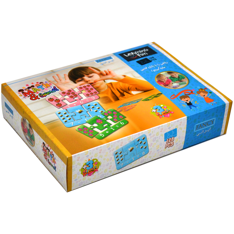 پازل آموزشی فنسی مدل آشنایی با ریاضی