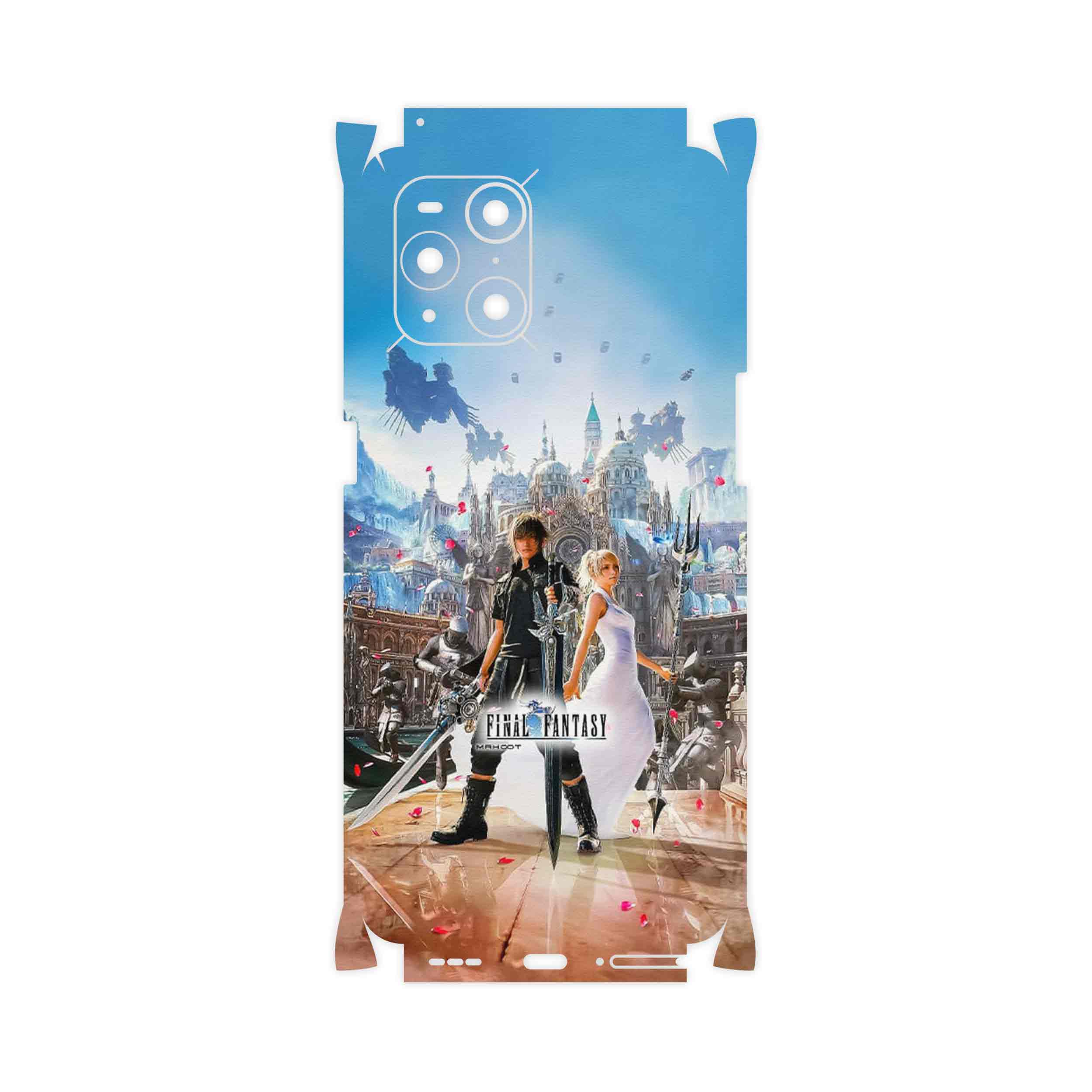 برچسب پوششی ماهوت مدل Final Fantesy Game Series-FullSkin مناسب برای گوشی موبایل اپو Find X3 Pro