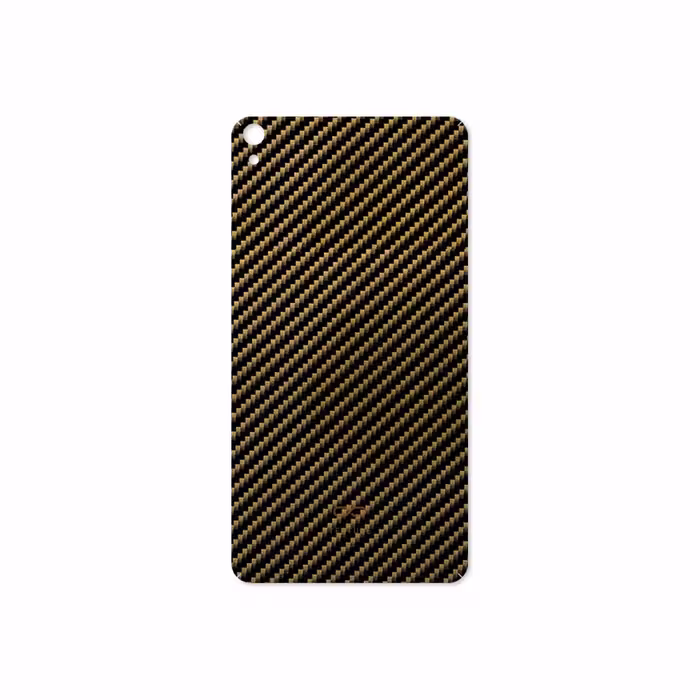 برچسب پوششی ماهوت مدل Glossy-Brown-Fiber مناسب برای تبلت لنوو Phab B1 2015