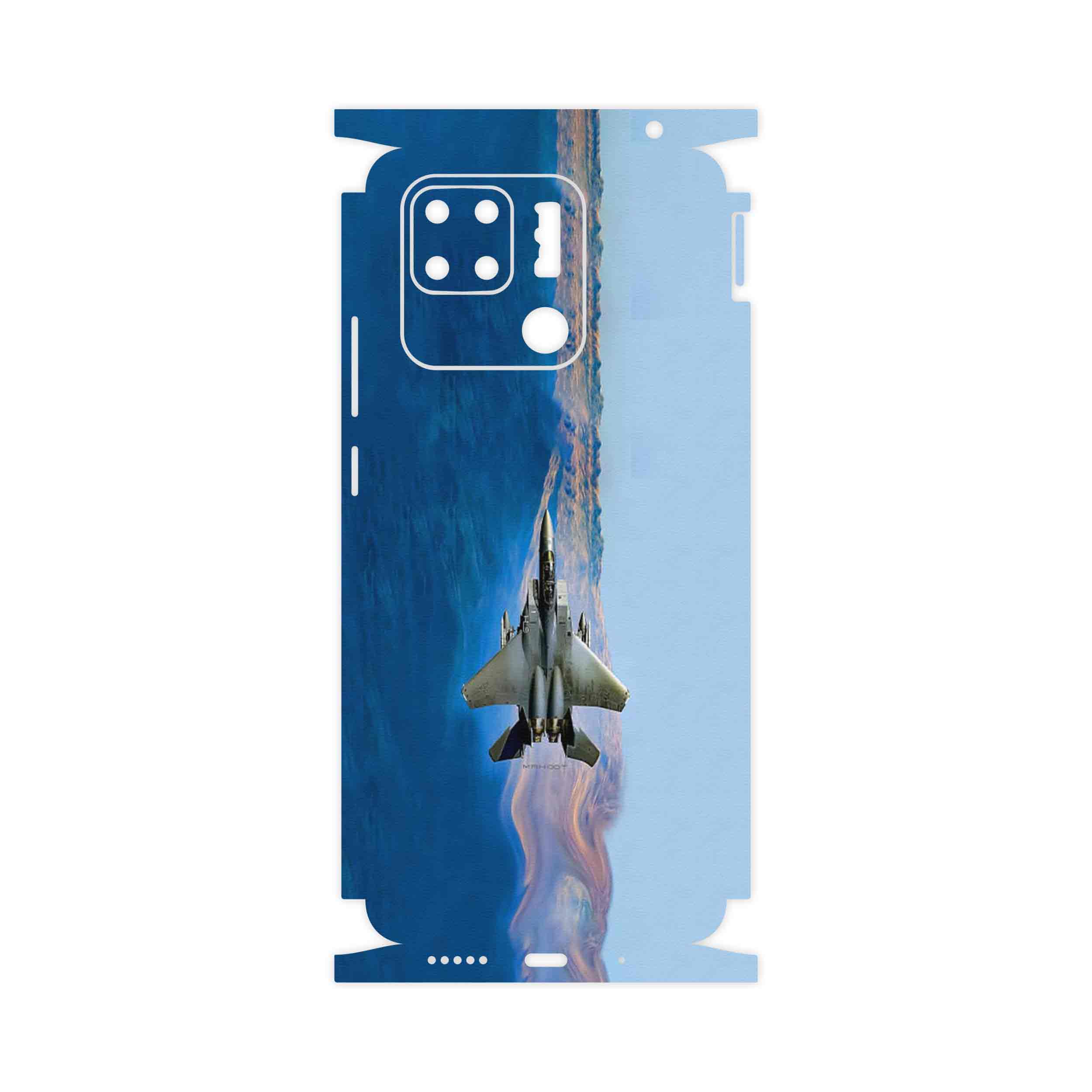 برچسب پوششی ماهوت مدل Fighter plane F15-FullSkin مناسب برای گوشی موبایل شیائومی Redmi 10C
