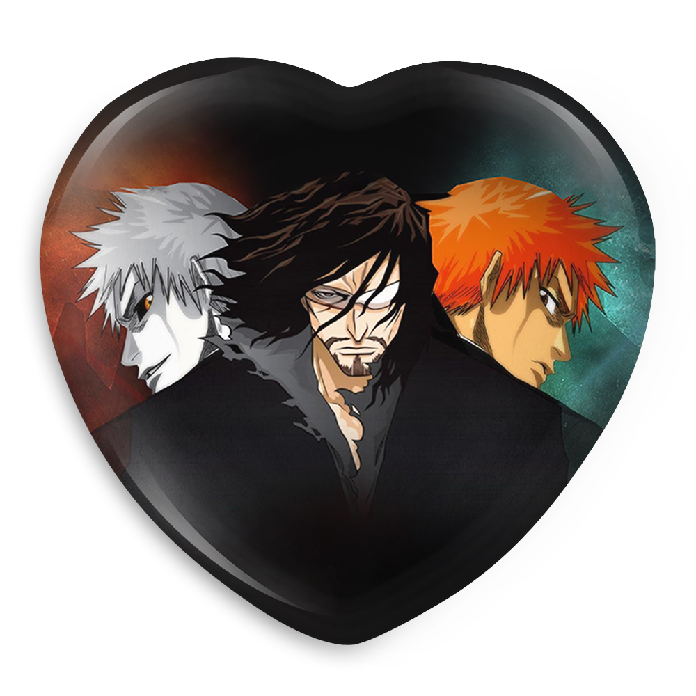 پیکسل خندالو طرح انیمه بلیچ Beach مدل قلبی کد 4953